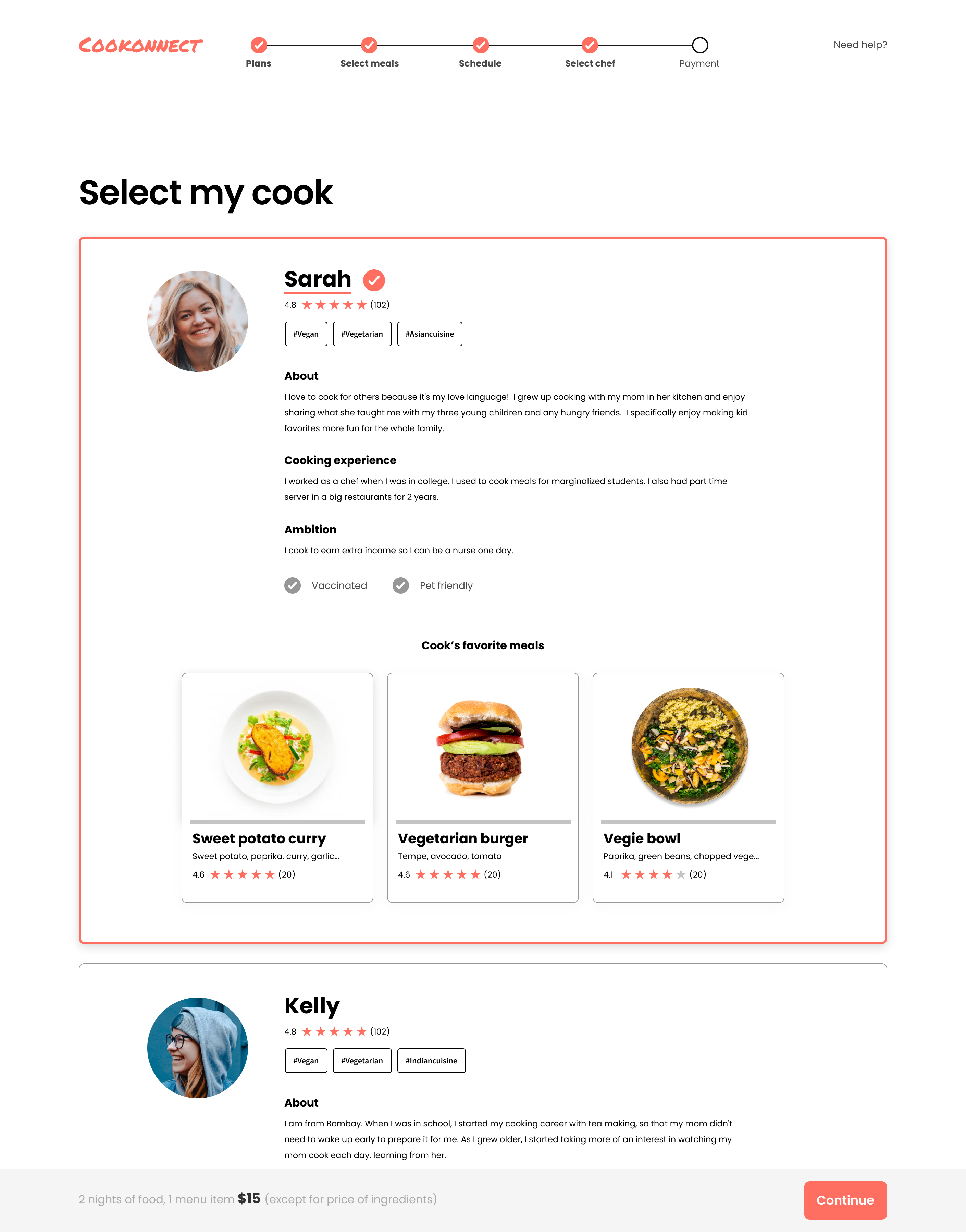 Select cook