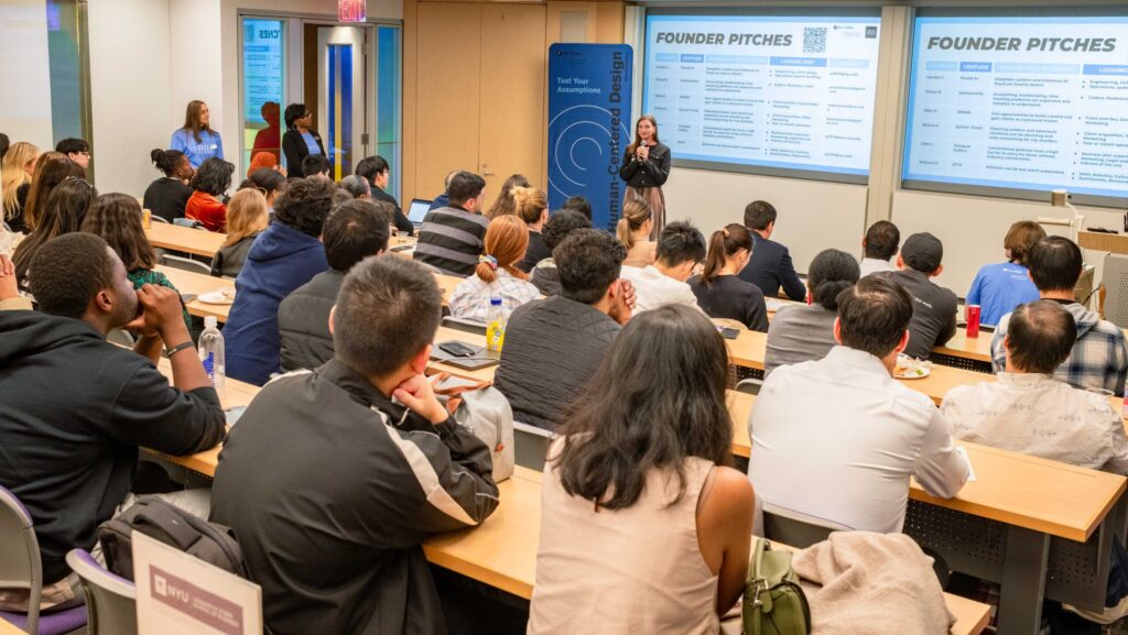 NYU founders & innovators come together for Pitch Power Hour