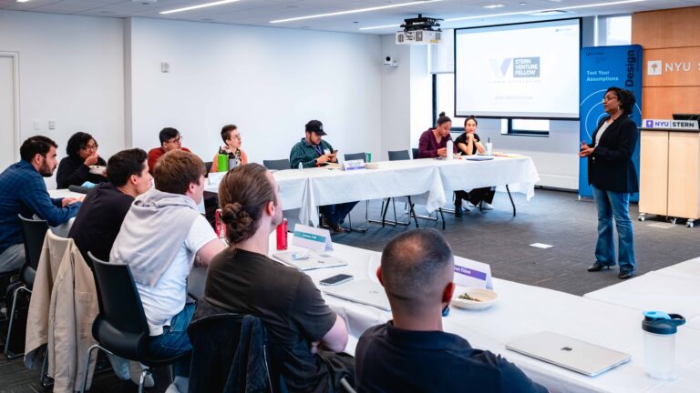 Kicking-Off & Setting Goals with the Stern Venture Fellows